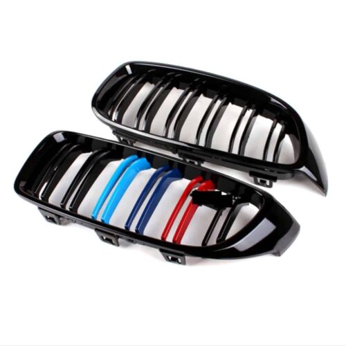 4 SERISI F32 IÇIN UYUMLU 2012-2018 M3 GÖRÜNÜM BOBREK (CIFT CIZGI PANJUR) M RENK