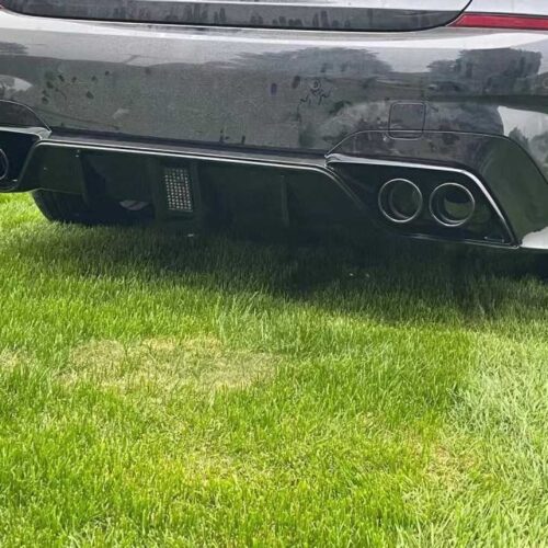 3 SERISI 2019+ G20 IÇIN UYUMLU M3 GÖRÜNÜM GTS DIFÜZÖR SETI (ÇAKARLI & EGZOZLU)