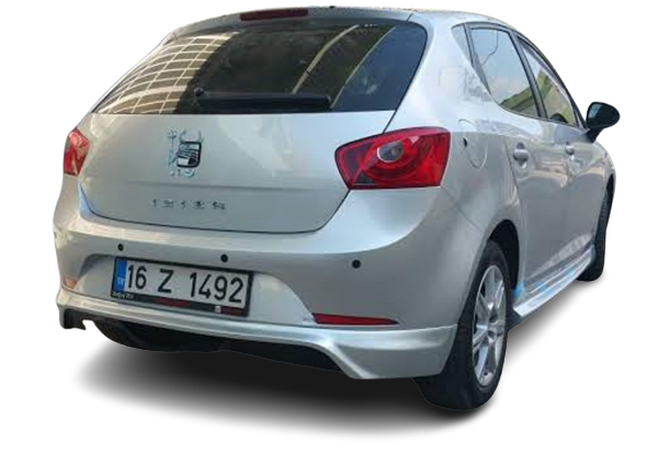 Seat ibiza 6j (2009-2016) Arka Tampon - Eki (Plastik) - Görsel 2