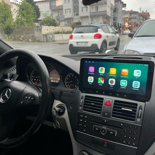 MERCEDES W204 C KASA ANDROİD GENİŞ EKRAN CARPLAY MULTİMEDYA