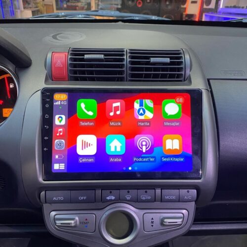 HONDA JAZZ CİTY DİJİTAL ANDROİD CARPLAY MULTİMEDYA KAMERA 4/64 PRO