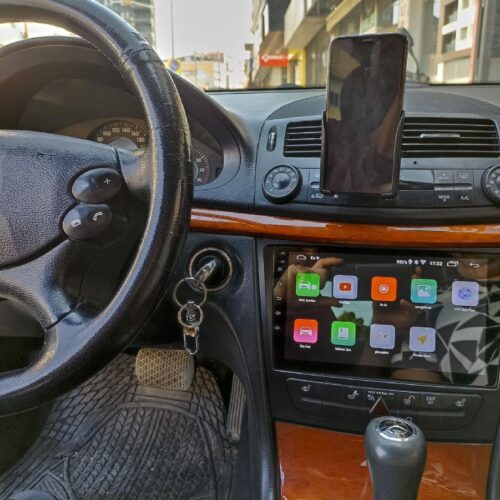 MERCEDES E W211 ANDROİD CARPLAY MULTİMEDYA 4 RAM 64 HAF. QLED AHD KAMERA