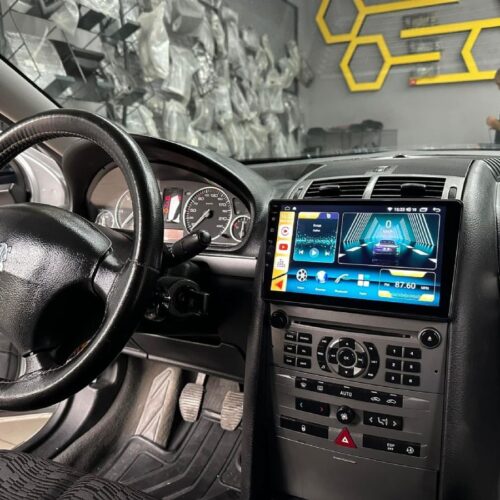 PEUGEOT 407 ANDROİD MULTİMEDYA 4-32 8 ÇEK. CARPLAY- QLED EKRAN- AHD GERİ GÖRÜŞ KAMERASI 3 AMFİ ÇIKIŞLI PRO CİHAZ