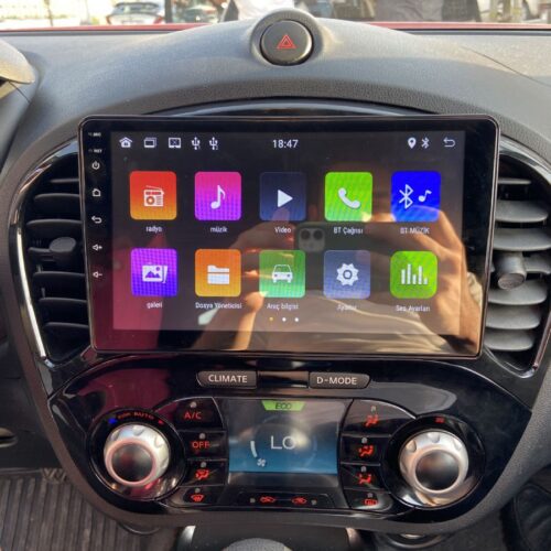 NİSSAN JUKE ANDROİD MULTİMEDYA 4-32 8 ÇEK. CARPLAY- QLED EKRAN- AHD GERİ GÖRÜŞ KAMERASI 3 AMFİ ÇIKIŞLI PRO CİHAZ