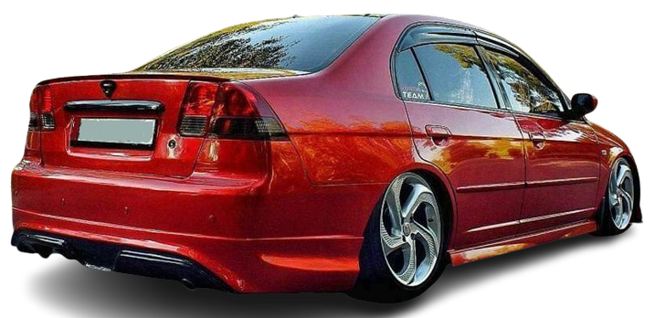 Honda Civic Vtec2 (2001 - 2006) Arka Tampon - Eki (Plastik) - Görsel 4