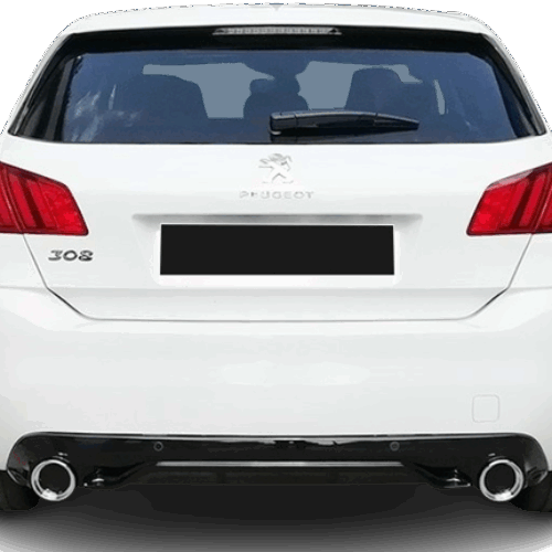 Peugeot 308 (2014-2020) Arka Tampon – Difüzör (Plastik)