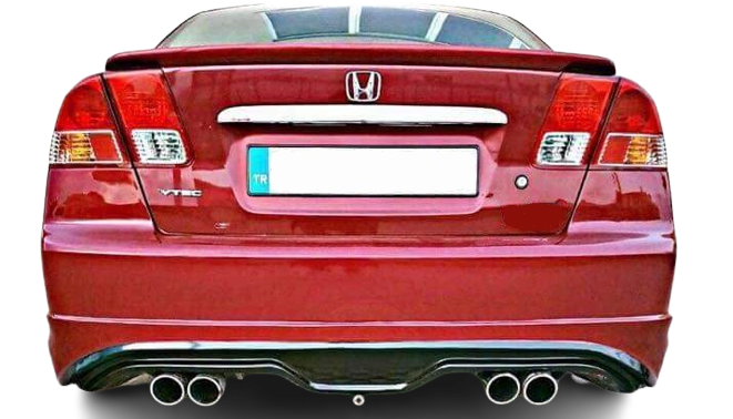 Honda Civic Vtec2 (2001 - 2006) Arka Tampon - Eki (Plastik)