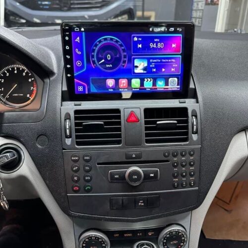 MERCEDES C W204 ANDROİD MULTİMEDYA 4-32 8 ÇEK. CARPLAY- QLED EKRAN- AHD GERİ GÖRÜŞ KAMERASI 3 AMFİ ÇIKIŞLI PRO CİHAZ