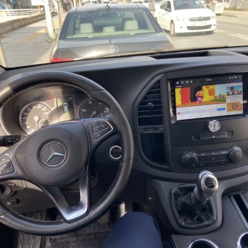 MERCEDES VİTO VİANO SPRİNTER VW CRAFTER ANDROİD MULTİMEDYA 4-32 8 ÇEK. CARPLAY- QLED EKRAN- AHD GERİ GÖRÜŞ KAMERASI 3 AMFİ ÇIKIŞLI PRO CİHAZ