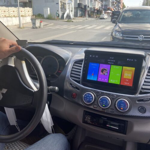 MİTSUBİSHİ L200 ANDROİD MULTİMEDYA 4-32 8 ÇEK. CARPLAY- QLED EKRAN- AHD GERİ GÖRÜŞ KAMERASI 3 AMFİ ÇIKIŞLI PRO CİHAZ