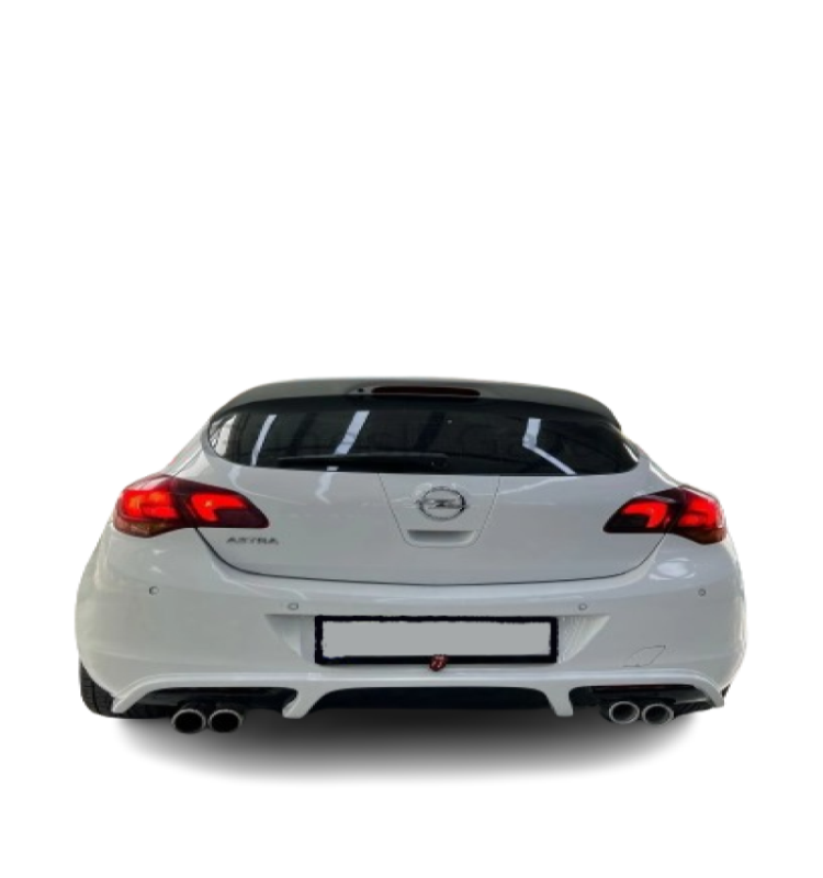 Opel Astra J (2011 - 2013) Irmcher Style Arka Ek - Difüzör (Plastik) - Görsel 3