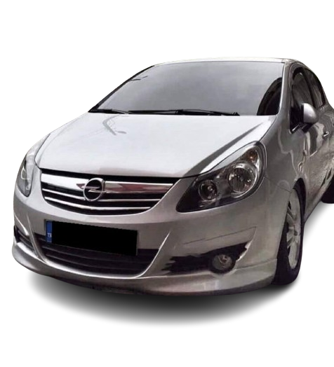 Opel Corsa D (2007 - 2010) Makyajsız Ön Tampon Eki (Plastik)