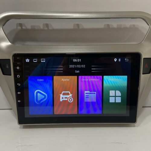 PEUGEOT 301/C-ELYSEE 2014-19  Android Multimedya CARPLAY ÖN/ARKA KAMERA 4/64 PRO