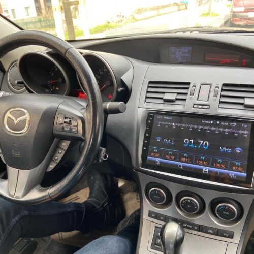MAZDA 3 10-12 ANDROİD MULTİMEDYA 4-32 8 ÇEK. CARPLAY- QLED EKRAN- AHD GERİ GÖRÜŞ KAMERASI 3 AMFİ ÇIKIŞLI PRO CİHAZ