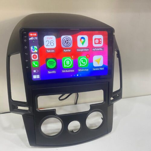HYUNDAİ İ30 08-11 ANDROİD MULTİMEDYA 4-32 8 ÇEK. CARPLAY- QLED EKRAN- AHD GERİ GÖRÜŞ KAMERASI 3 AMFİ ÇIKIŞLI PRO CİHAZ