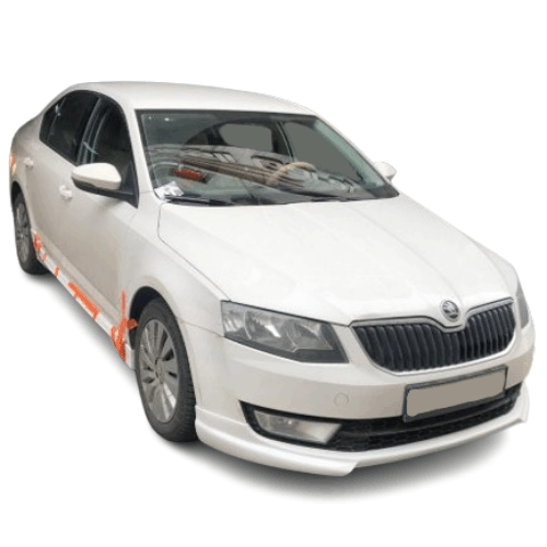 Skoda Octavia MK3 (2013 – 2017) Custom Style Ön Tampon Eki (Plastik)