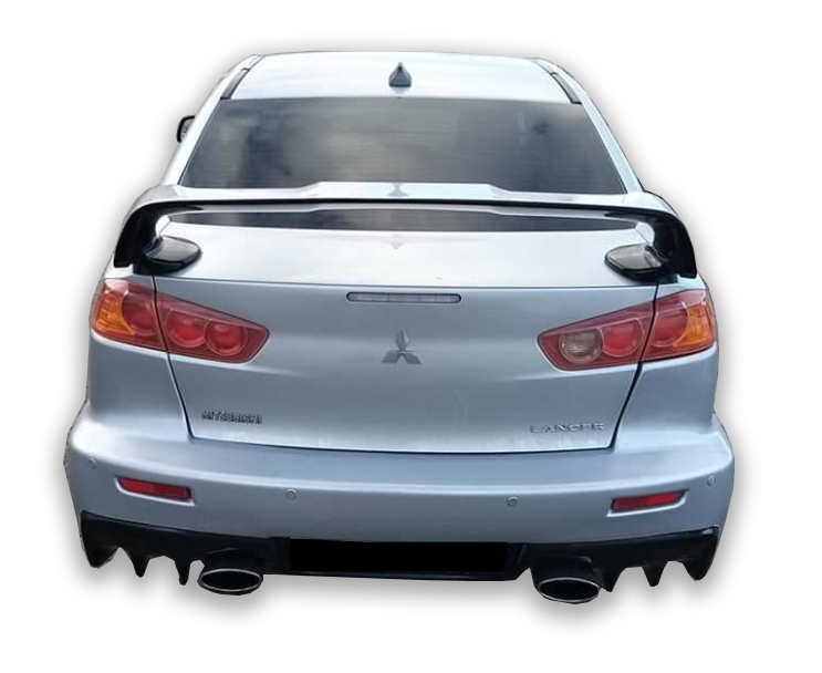 Mitsubishi Lancer 2009 Sonrası Evo 10 Arka Tampon (Plastik) - Görsel 3