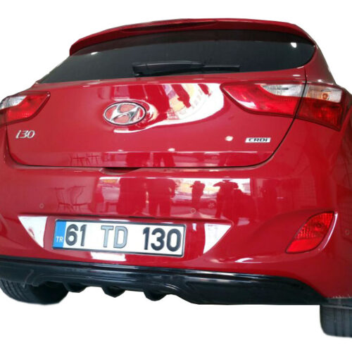 Hyundai İ30 (2011-2016) Arka Tampon Eki – Difüzör (Plastik)