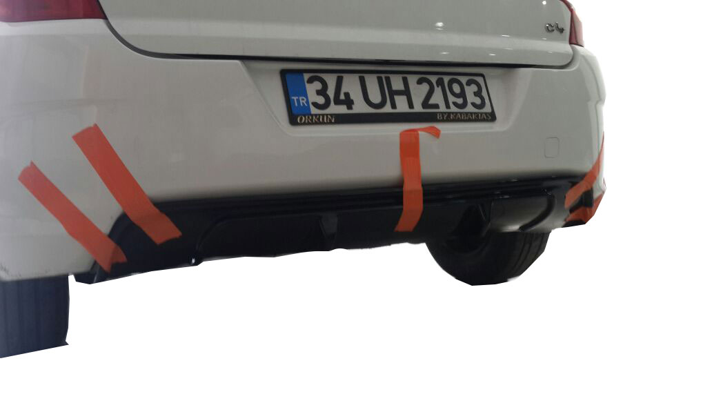 Citroen C4 (2011 - 2016) Arka Tampon Eki - Difüzör (Plastik) - Görsel 2