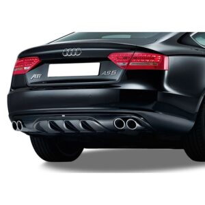 Audi A5 B8 A-Style Arka Tampon Eki - Difüzör (Plastik)