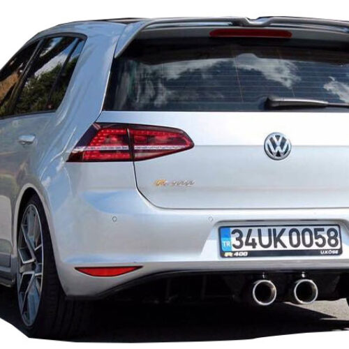 Volkswagen Golf 7 (2012-2016) R400 Arka Tampon Eki – Difüzör (Plastik)