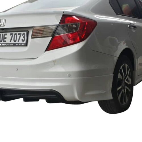 Honda Civic FB7 (2012-2016) Mugen RR Arka Tampon Eki – Difüzör (Plastik)
