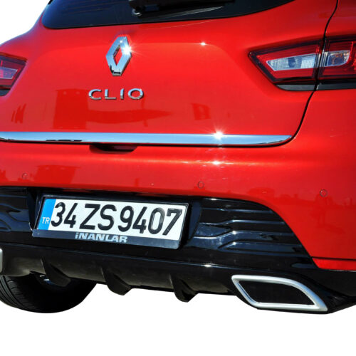 Renault Clio 4 (2012-2016) Egzoz Görünümlü Arka Tampon Eki – Difüzör (Plastik)