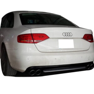 Audi A4 B8 2008 - 2012 S4 Arka Tampon Eki - Difüzör ( Plastik)