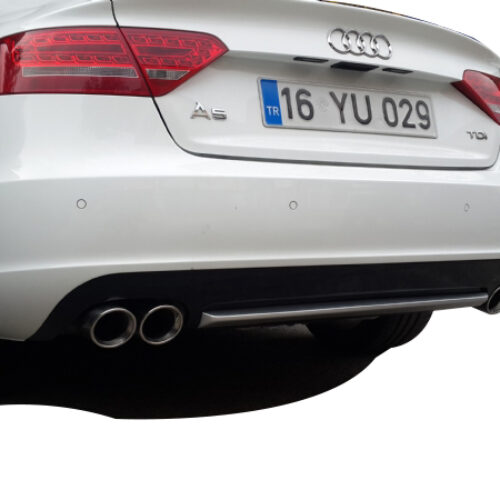 Audi A5 8P3 2012 – 2016 Sportback Arka Tampon Eki – Difüzör (Plastik)