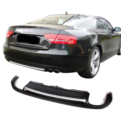 Audi A5 8P3 Coupe 2008 – 2011 Arka Tampon Eki – Difüzör (Plastik)