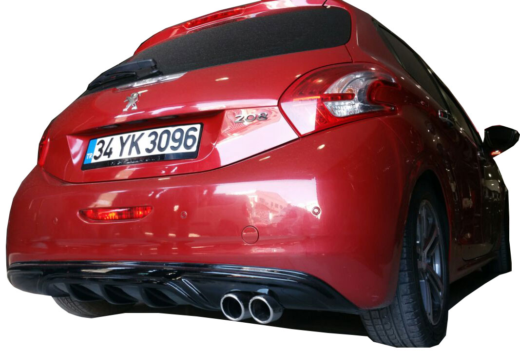 Peugeot 208 (2012-2015) Arka Tampon Eki - Difüzör (Plastik) - Görsel 2