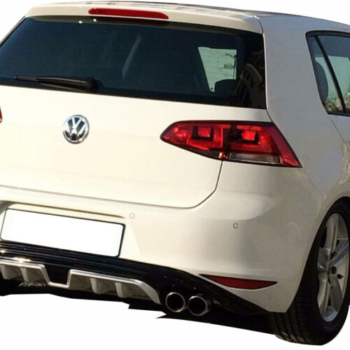 Volkswagen Golf 7 (2012-2016) Custom Arka Tampon Eki – Difüzör (Plastik)