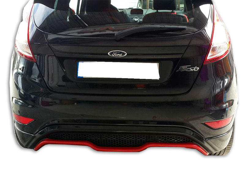 Ford Fiesta (2009-2016) ST Desing Arka Tampon Eki - Difüzör (Plastik) - Görsel 4