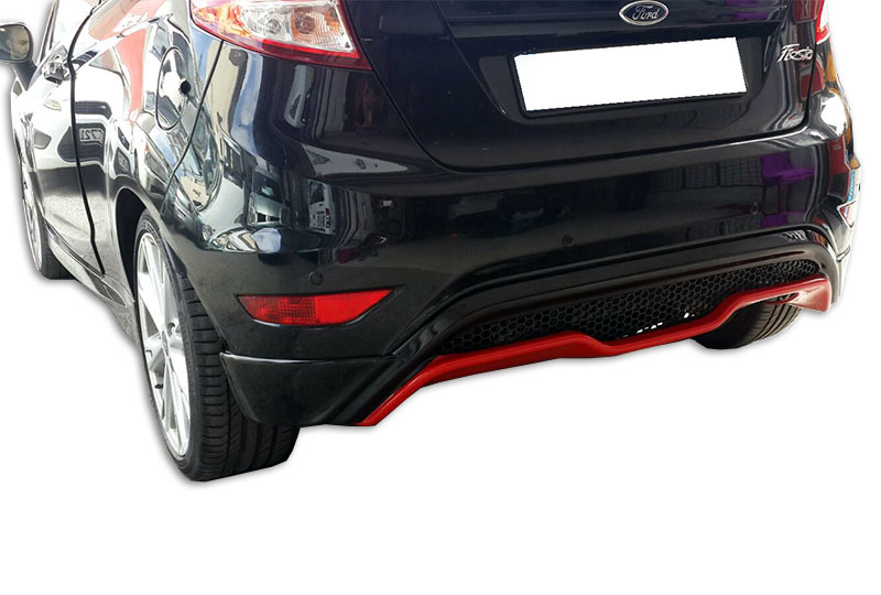 Ford Fiesta (2009-2016) ST Desing Arka Tampon Eki - Difüzör (Plastik) - Görsel 3