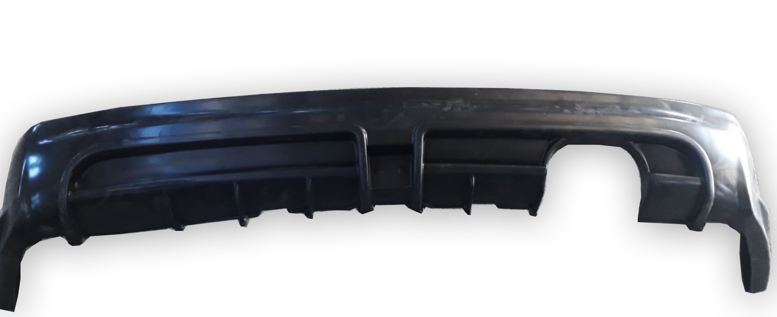 Honda Civic FD6 (2006 - 2012) Arası Mugen RR Sağdan Çift Çıkış Arka Tampon Eki (Plastik) - Görsel 2