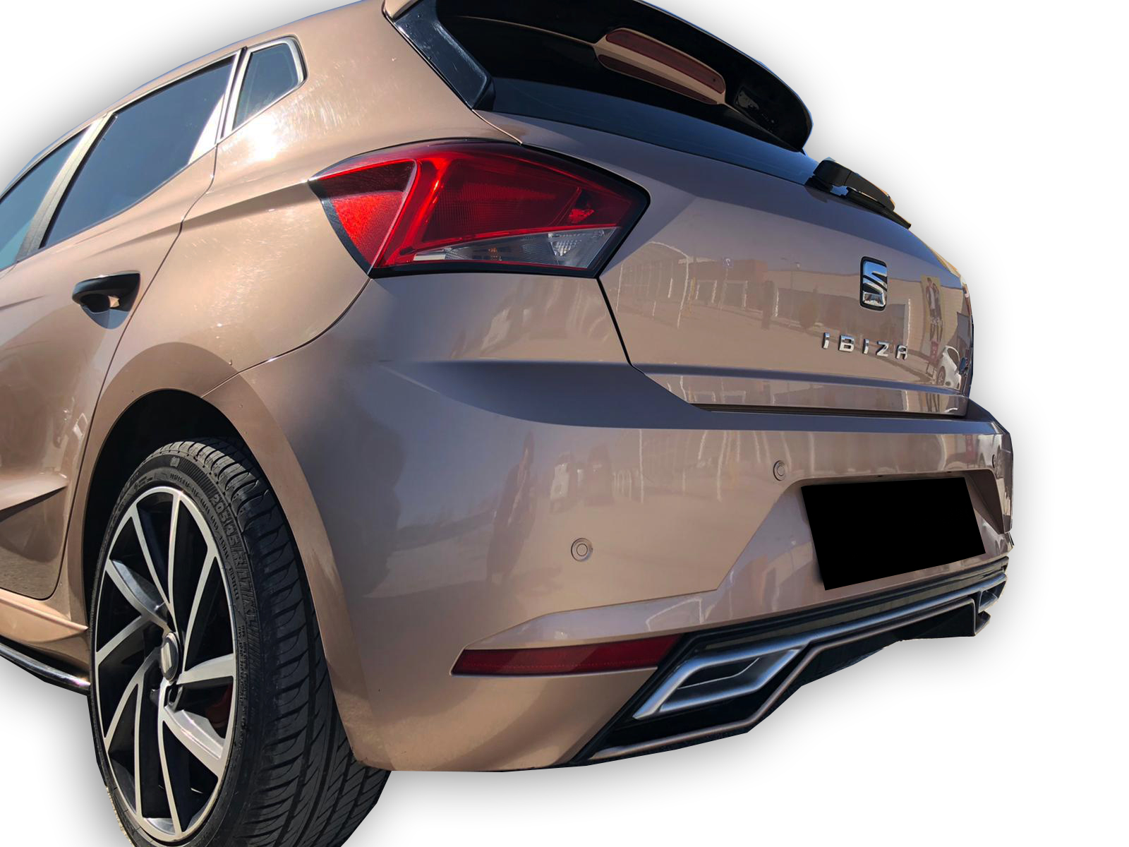 Seat ibiza (2017 ve Sonrası) Egzoz Görünümlü Difüzör (Plastik) - Görsel 4