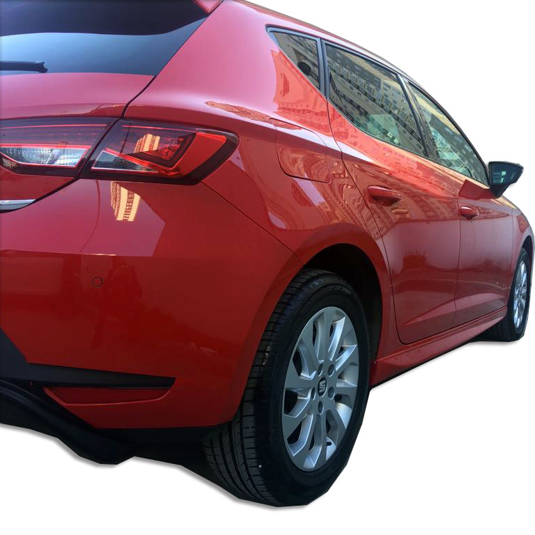 Seat Leon MK3 5F (2013-2019) Aerodinamik Yan Marşpiyel Seti (Plastik) - Görsel 2