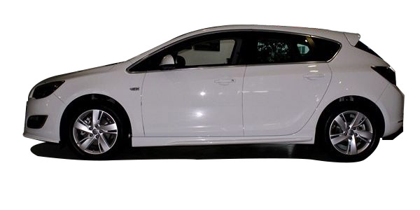 Opel Astra J HB - Sedan Uyumlu (2013-2015) OPC Yan Marşpiyel Seti (Plastik) - Görsel 2