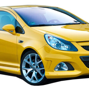 Opel Corsa D (2007-2015) OPC 2 kapılı (Coupe) Yan Marşpiyel Seti (Plastik)