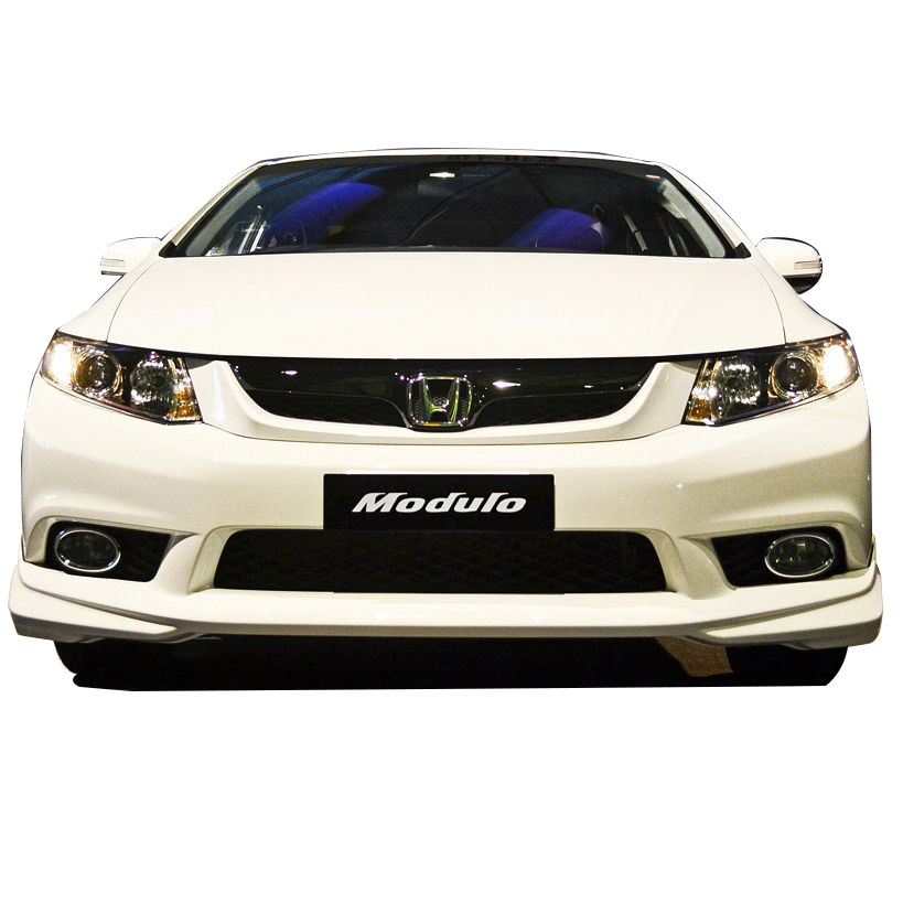 Honda Civic FB7 (2012-2016) Modulo Black Edition Ön Tampon Ek (Plastik) - Görsel 2