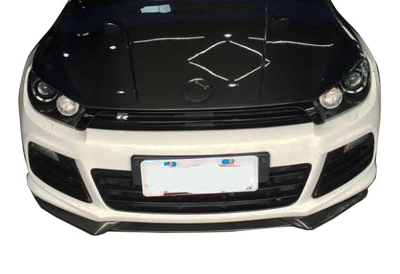 Volkswagen Scirocco R Line Tampon Uyumlu 3 Parça Ön Lip (Plastik)