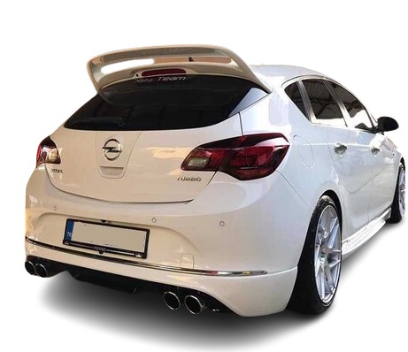 Opel Astra J Makyajlı (2013 - 2015) Custom Style Arka Ek (Plastik) - Görsel 4