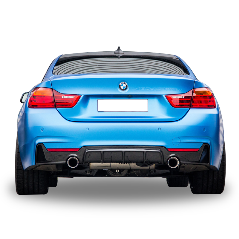 Bmw 4 Serisi F32 F33 F36 M Perfomance Sağ-Sol Tek Arka Tampon Eki - Difüzör (Plastik) - Görsel 2