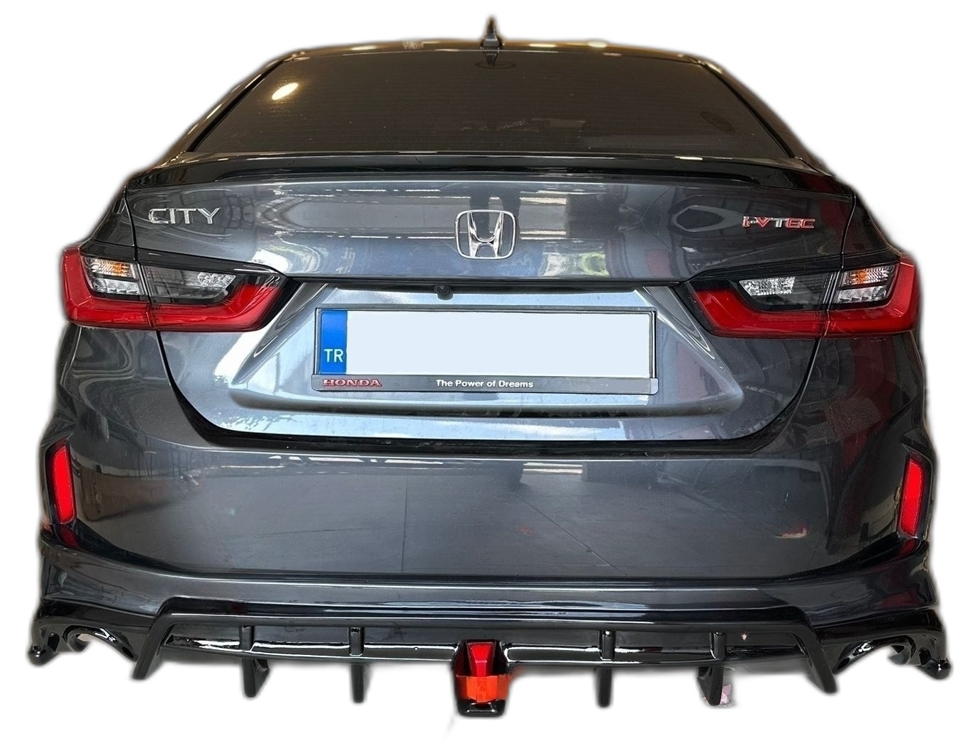 Honda City (2021 - 2023) Yofer Style Arka Ek ve Led (Plastik)