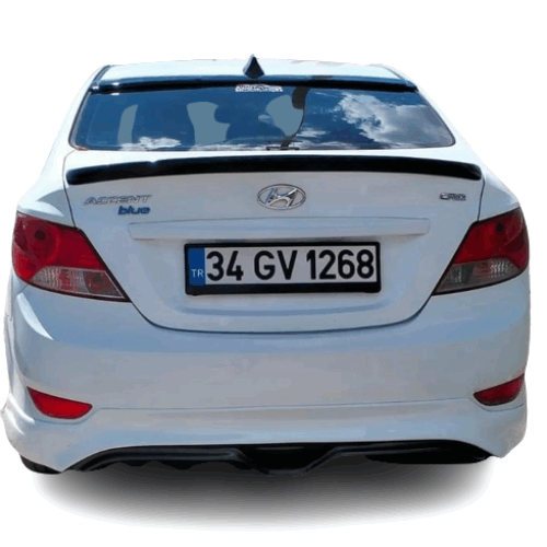 Hyundai Accent Blue (2011-2019) Arka Tampon – Eki (Plastik)
