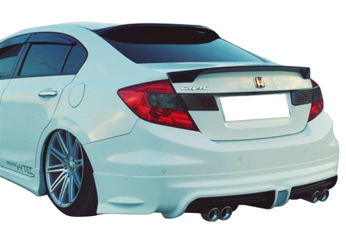 Honda Civic Fb7 (2012 - 20016) Usa Style Spoiler (Plastik) - Görsel 2