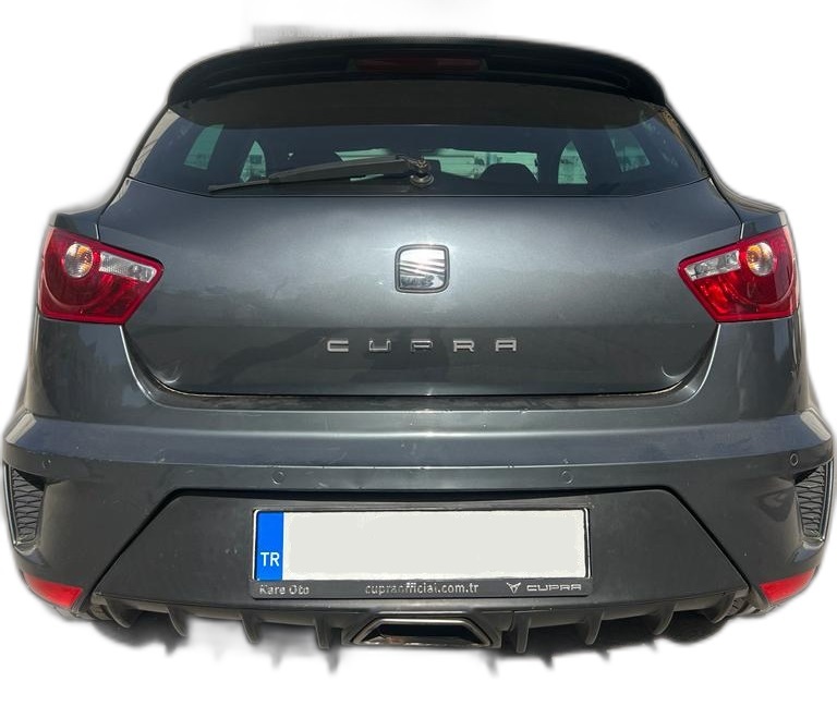 Seat Ibıza (2008 - 2017) Cupra Sport Spoiler (Plastik) - Görsel 5