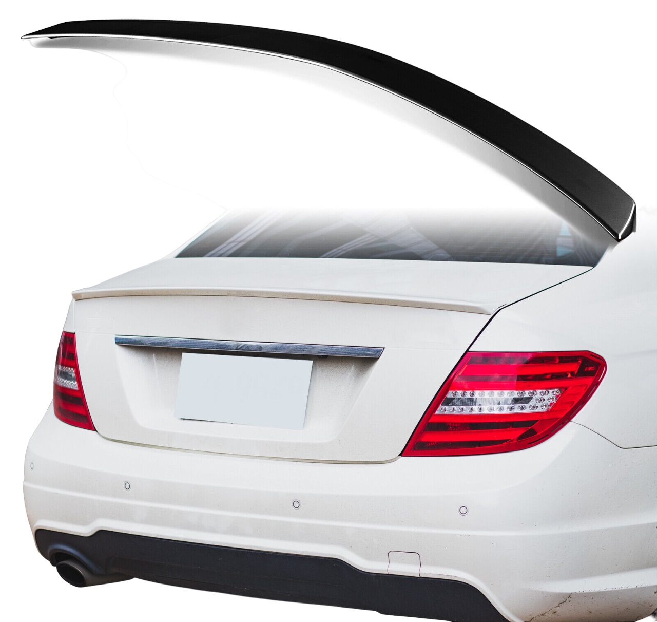Mercedes W204 (2007 - 2014) Amg Style Spoiler (Plastik)
