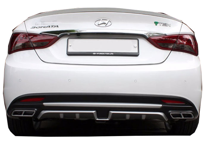 Hyundai Elentra 2012 - 2016 Arka Tampon Eki - Difüzör (Plastik)