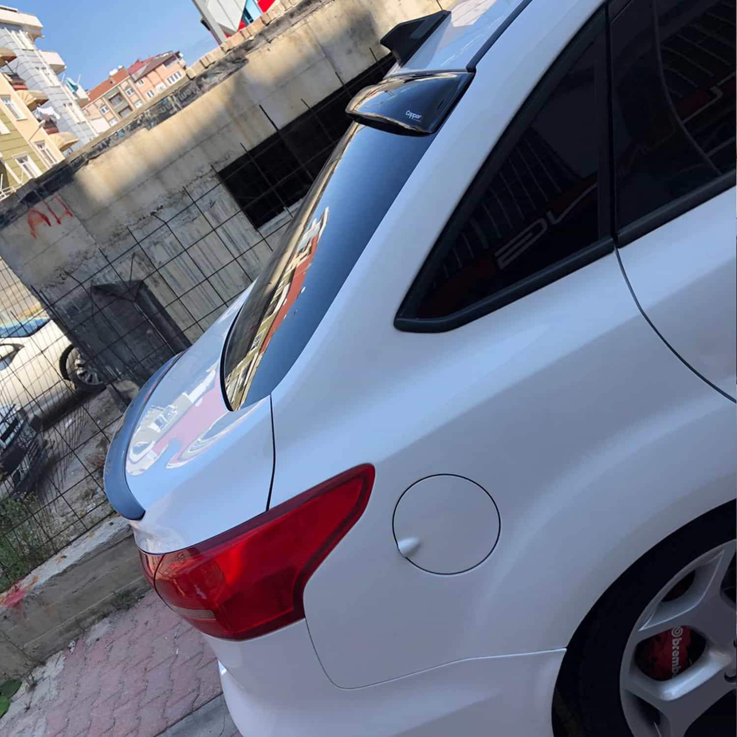 Ford Focus 2011-2018 Yıl Aralığı Uyumlu Arka Cam Spoyler - Görsel 9